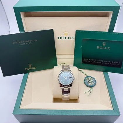 Rolex Datejust 31mm | Mint Groen Wijzerplaat Staal &18K Witgouden Lunette | 278274 - Image 2
