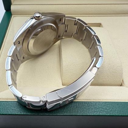 Rolex Datejust 41mm | Blauw "Azzurro" Wijzerplaat | 18k Witgoud Gekartelde Bezel | Oystersteel |126334 - Image 6