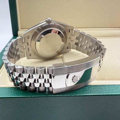 Rolex Datejust 41mm | Wit Wijzerplaat & Gladde Lunette | Jubilee | 126300 - Image 7