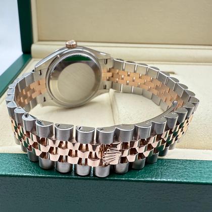 Rolex Datejust 31mm | Mother Of Pearl Met Diamanten | 18K Everose Goud Gekartelde Bezel | Jubilee | 278271 - Image 7
