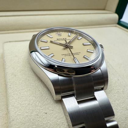 Rolex Oyster Perpetual 31mm | Champagne Wijzerplaat | Glad Lunette | Oystersteel | 277200 - Image 5