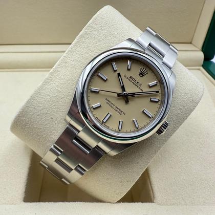 Rolex Oyster Perpetual 31mm | Champagne Wijzerplaat | Glad Lunette | Oystersteel | 277200 - Image 11
