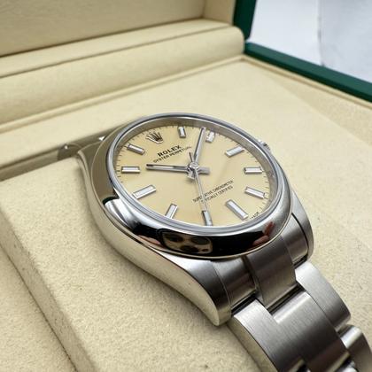 Rolex Oyster Perpetual 31mm | Champagne Wijzerplaat | Glad Lunette | Oystersteel | 277200 - Image 4