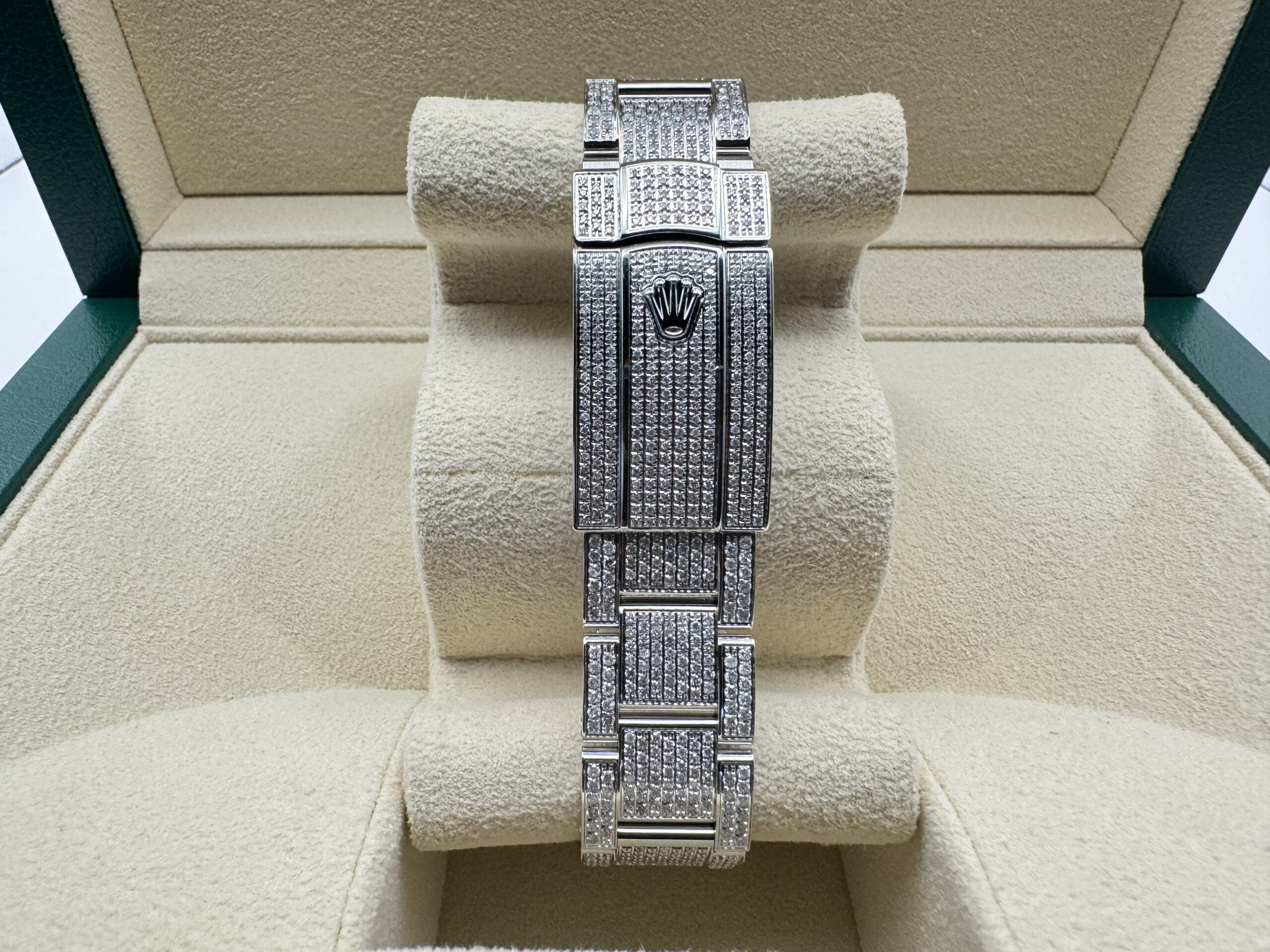 Rolex Datejust “ICED OUT” 36 mm | VOL ! 9.7ct Diamanten | Romeinse Wijzerplaat ( ROMAN) | Oyster band | 126300 - Image 11