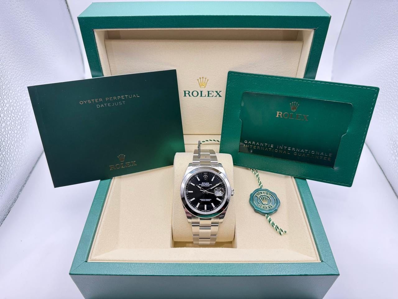 Rolex Datejust 41mm | Zwarte Wijzerplaat | Gladde Lunette | Oyster | 126300 - Image 5